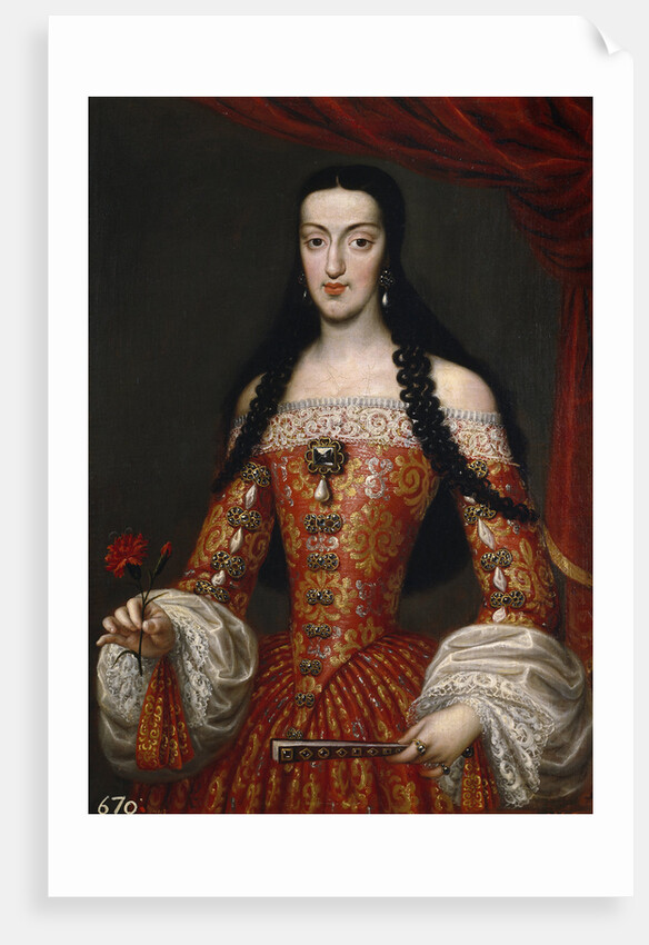 Marie Louise of Orléans, Queen of Spain, ca 1679 by José García Hidalgo