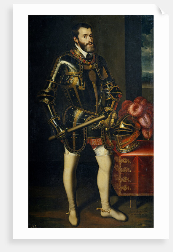Portrait of Charles V of Spain, 1605 by Juán Pantoja de la Cruz