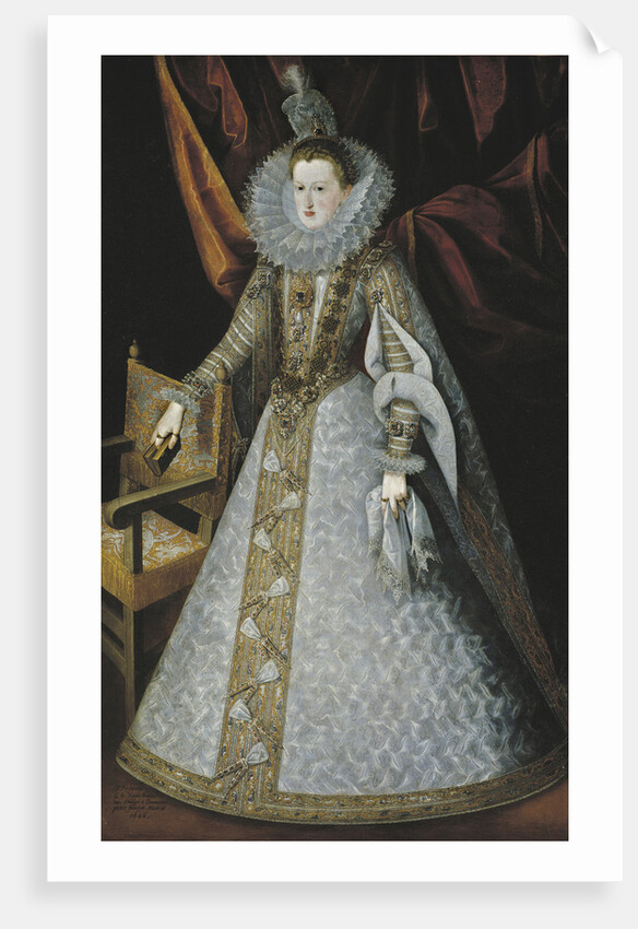 Portrait of Margarita of Austria (1584?1611), 1606 by Juán Pantoja de la Cruz