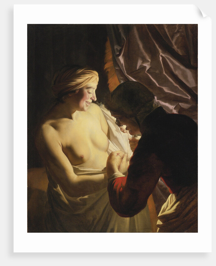 The Flea Hunt, c. 1620 by Gerrit van Honthorst