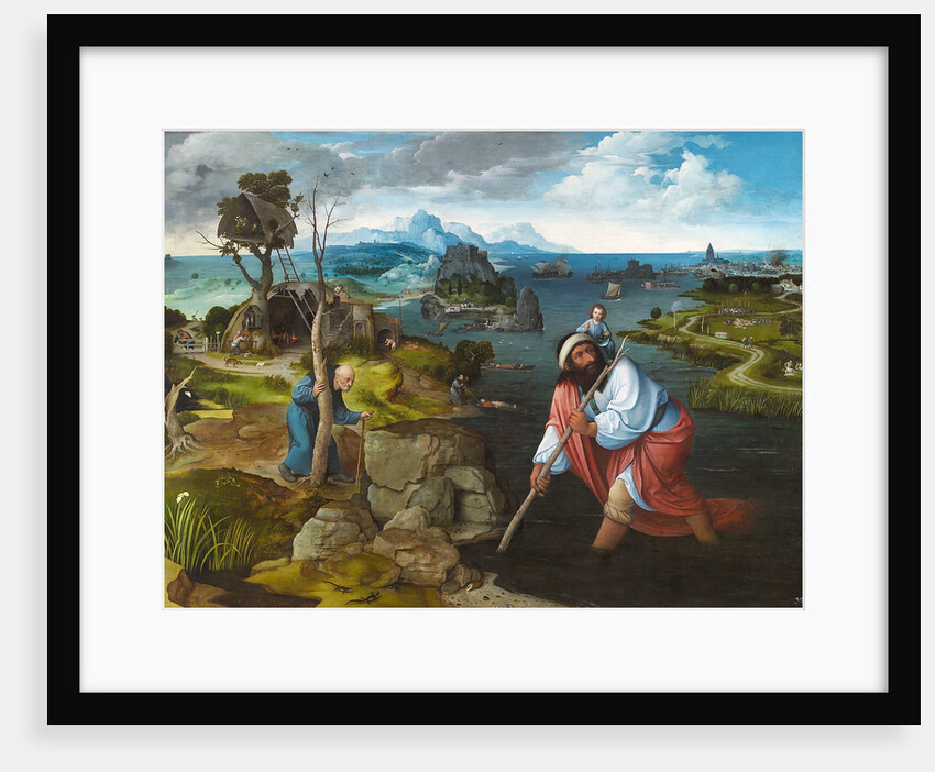 Landscape with Saint Christopher, ca 1524 by Joachim Patinir