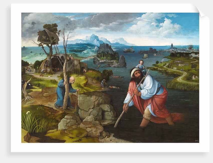 Landscape with Saint Christopher, ca 1524 by Joachim Patinir