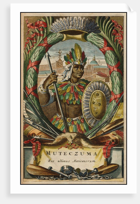 Muteczuma Rex ultimis Mexicanorum, 1671 by John Ogilby