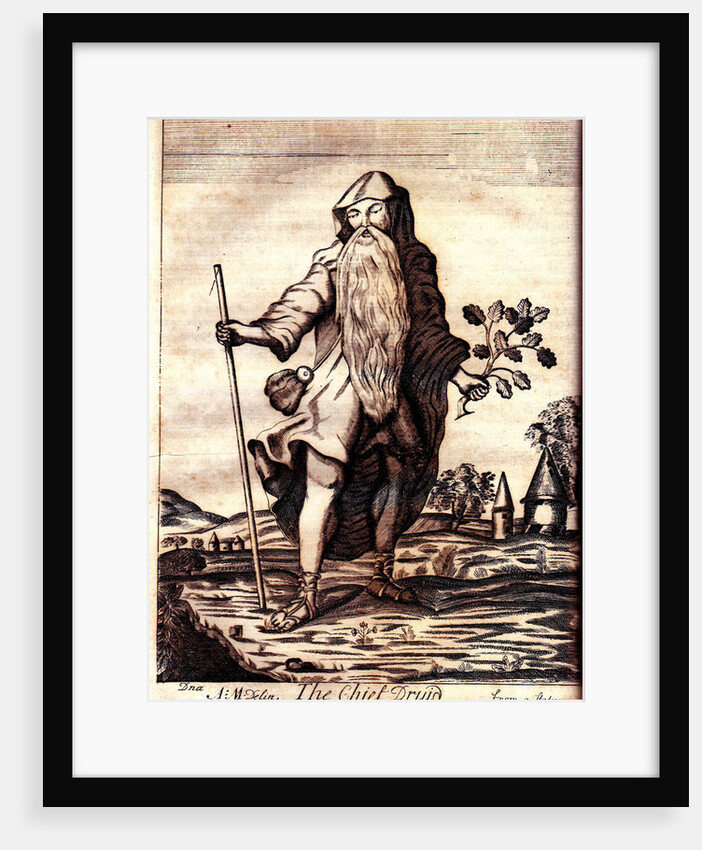 The Chief Druid (from Mona Antiqua Restaurata), 1723 by Henry Rowlands