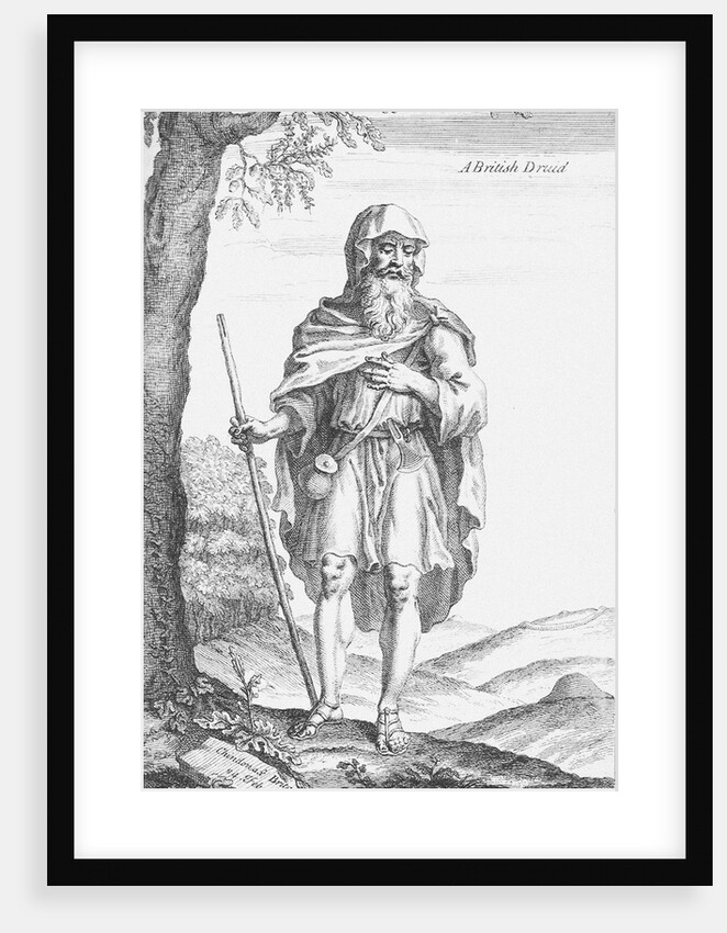 A British Druid (from Stonehenge by William Stukeley), 1723 by Michael Van Der Gucht