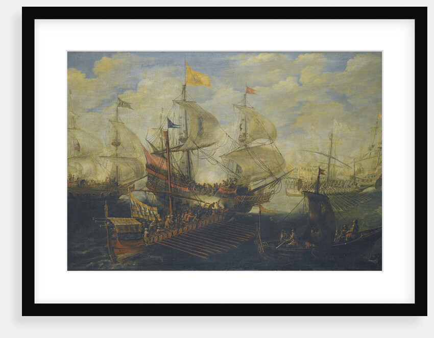 The Battle of Lepanto on 7 October 1571 by Andries van Eertvelt