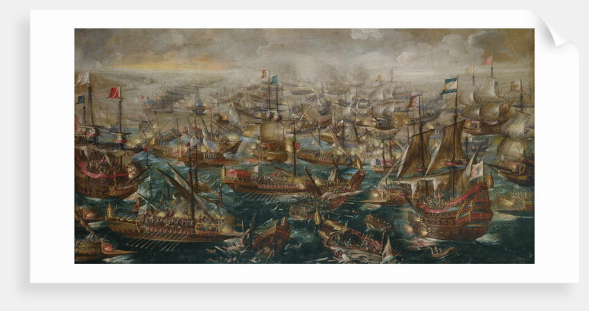 The Battle of Lepanto on 7 October 1571, 1640 by Andries van Eertvelt