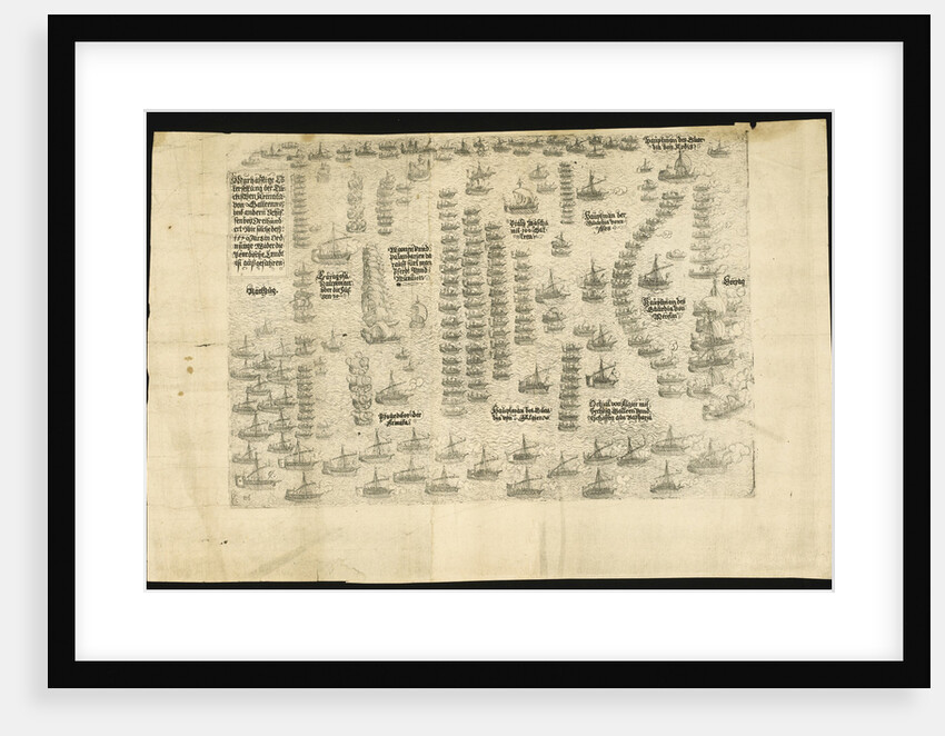The Battle of Lepanto on 7 October 1571, 1571 by Balthasar Jenichen