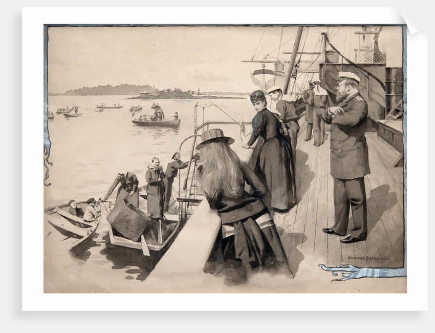 Trip of Alexander III in the Gulf of Finland, 1883-1888 by Gunnar Fredrik Berndtson