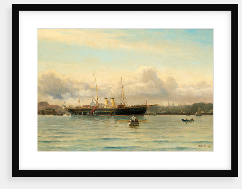 Imperial Yacht Polestar in Copenhagen Harbour by Holger Peter Svane Lübbers