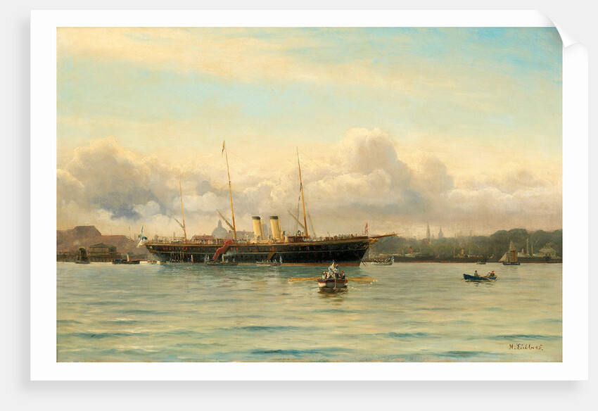 Imperial Yacht Polestar in Copenhagen Harbour by Holger Peter Svane Lübbers