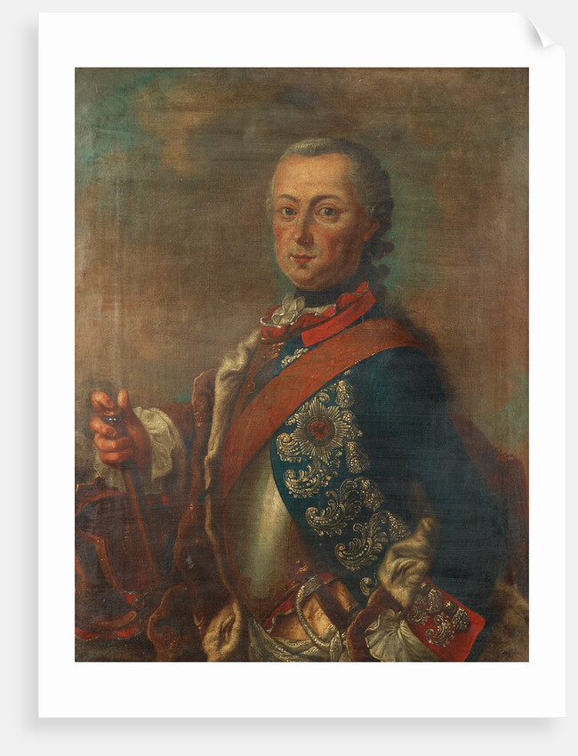 Portrait of Frederick II of Prussia (1712?1786) by Pieter Frederik De la Croix