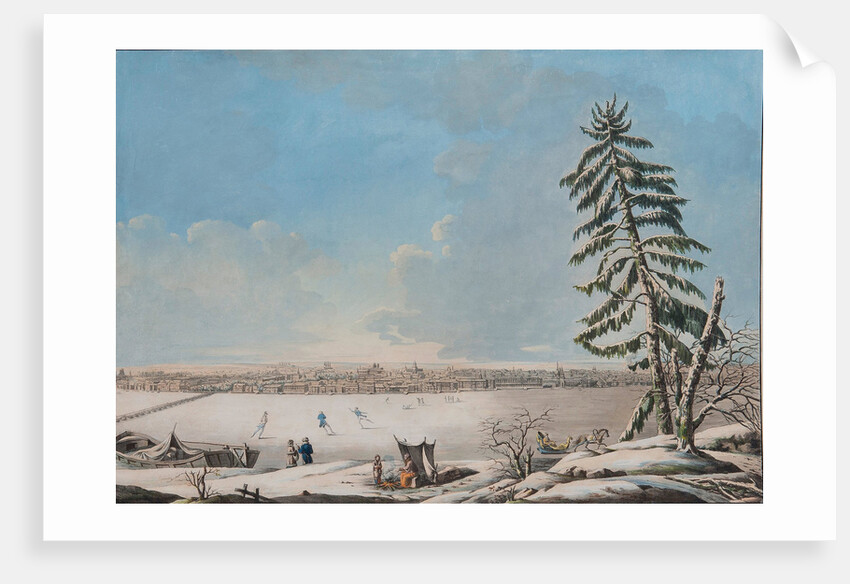 Saint Petersburg: View over the Neva River, Early 1800s by Anonymous