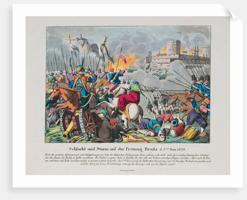 The storming the Brailov fortress on June 15, 1828, c. 1830 by Anonymous