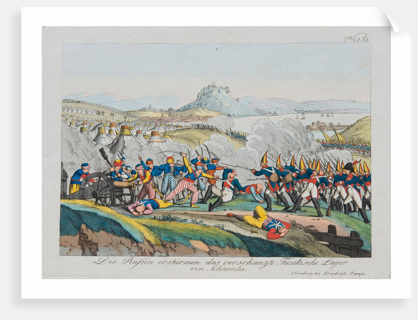 Taking of the Shumen Fortress in 1828, c. 1830 by August Friedrich Andreas Campe
