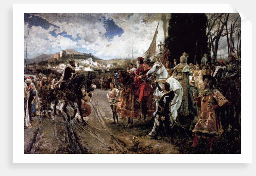 The Capitulation of Granada, 1882 by Francisco Pradilla y Ortiz