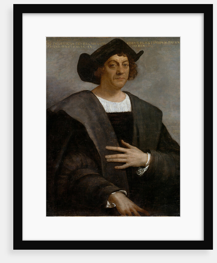Portrait of Christopher Columbus, 1519 by Sebastiano del Piombo