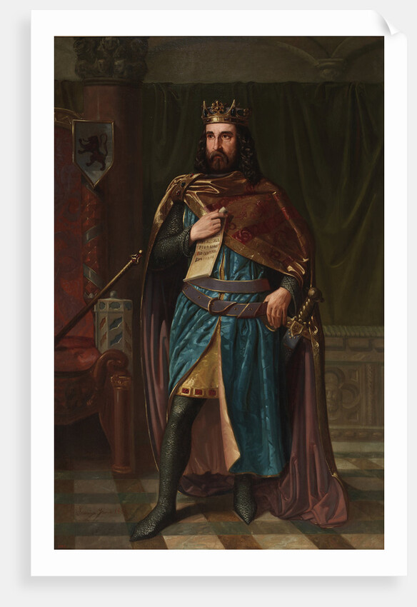 Bermudo II of León, 1851 by Jerónimo Fresno