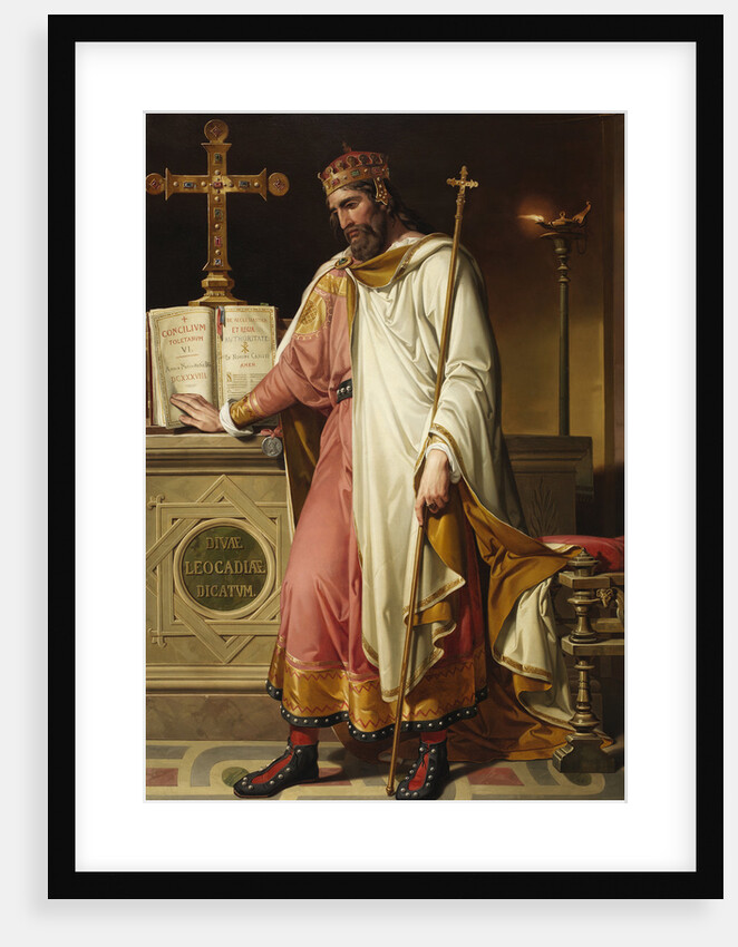 Chintila, Visigothic King, 1855 by Bernardino Montañés Pérez