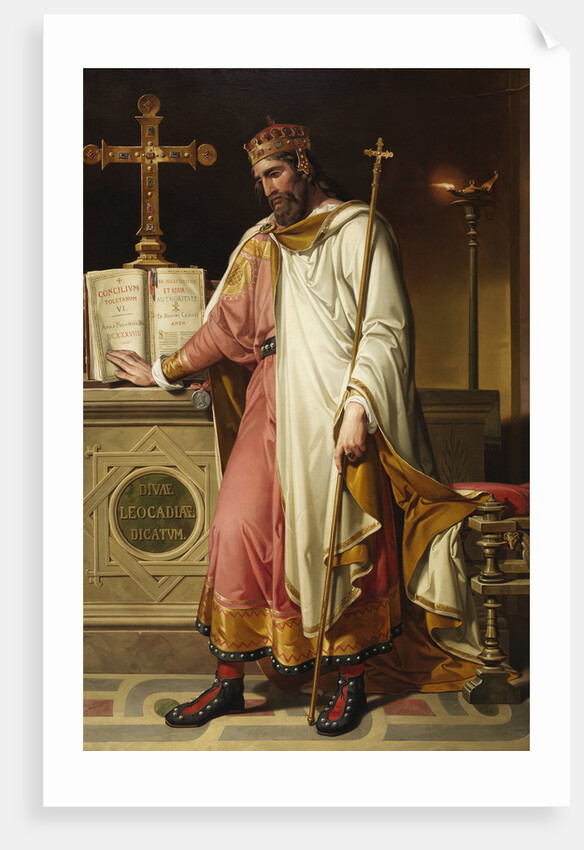 Chintila, Visigothic King, 1855 by Bernardino Montañés Pérez