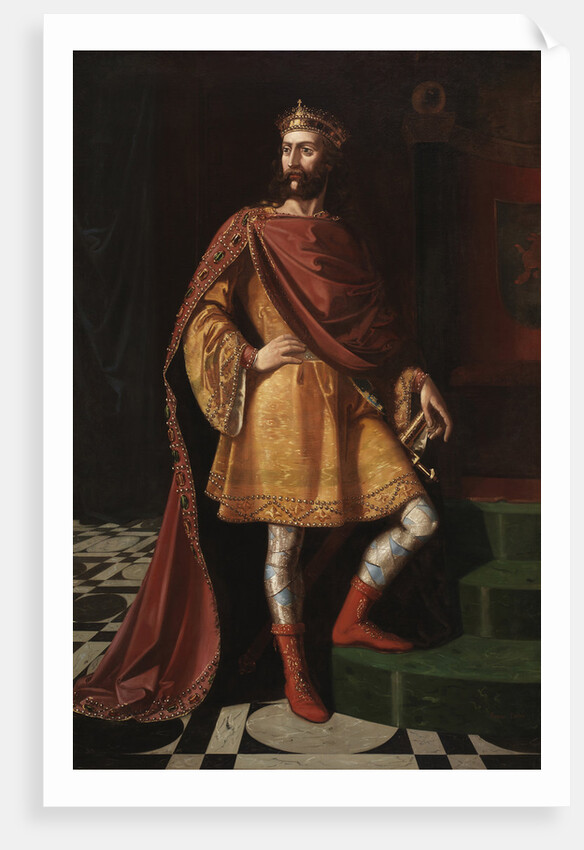 Erwig, Visigothic King, Mid of the 19th century by Ramón Cortés