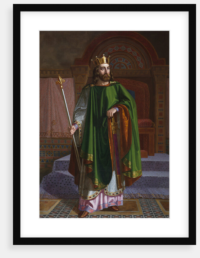 García I of León, 1852 by Mariano de la Roca y Delgado