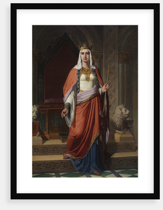 Queen Urraca of León and Castile, 1857 by Carlos Múgica y Pérez