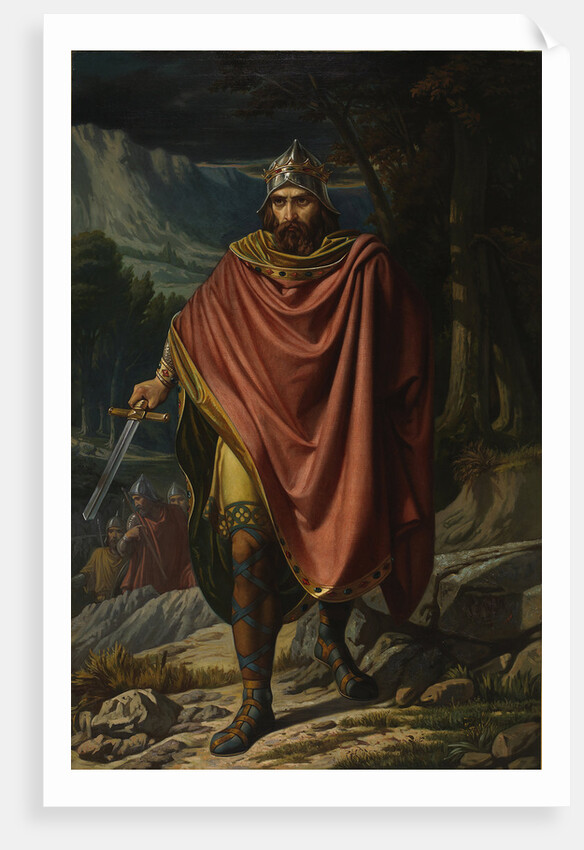 Witteric, Visigothic King, Mid of the 19th century by Benito Soriano Murillo