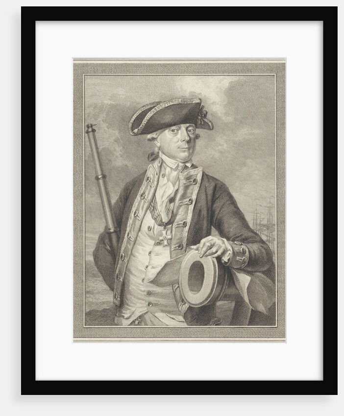 Admiral Jan Hendrik van Kinsbergen, Count of Doggersbank, 1781 by Reinier Vinkeles