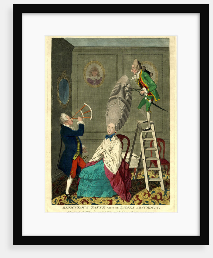 Ridiculous taste or the ladies absurdity, 1771 by Matthew Darly