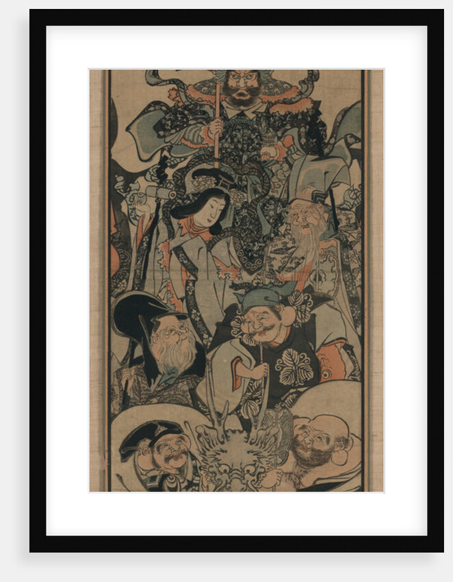 Seven Lucky Gods, 1843-1845 by Utagawa Kuniyoshi