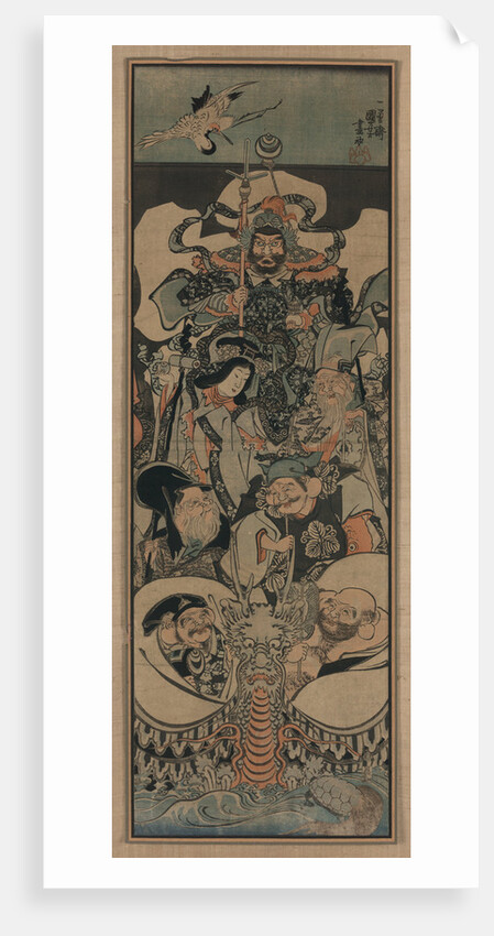 Seven Lucky Gods, 1843-1845 by Utagawa Kuniyoshi