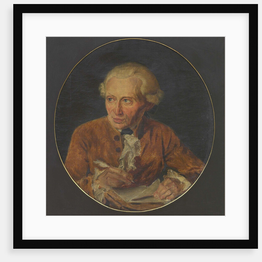 Portrait of Immanuel Kant, Early 19th century by Adolf von Heydeck