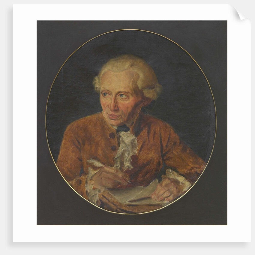 Portrait of Immanuel Kant, Early 19th century by Adolf von Heydeck