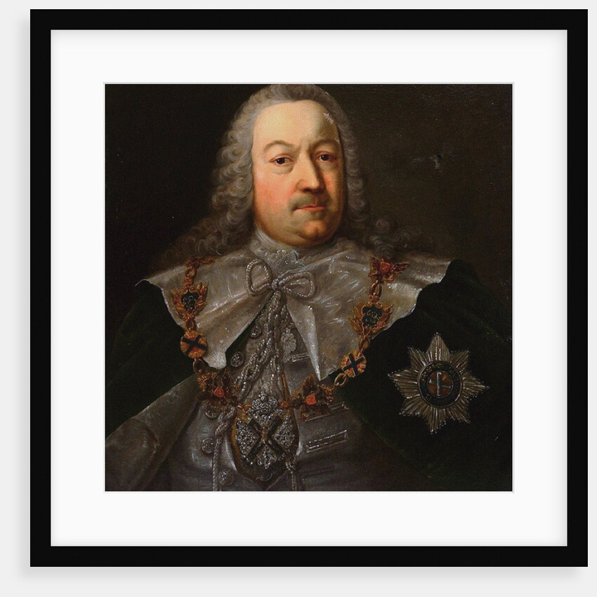 Portrait of Hermann Carl von Keyserlingk, Mid of the 18th century by Michael Christoph Hagelgans