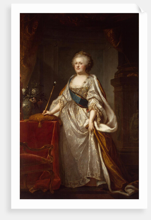 Portrait of Empress Catherine II, 1794 by Johann-Baptist von Lampi the Elder