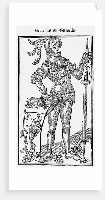 Bertrand du Guesclin (From Le Livre des faits de messire Bertrand du Guesclin), 1487 by Anonymous