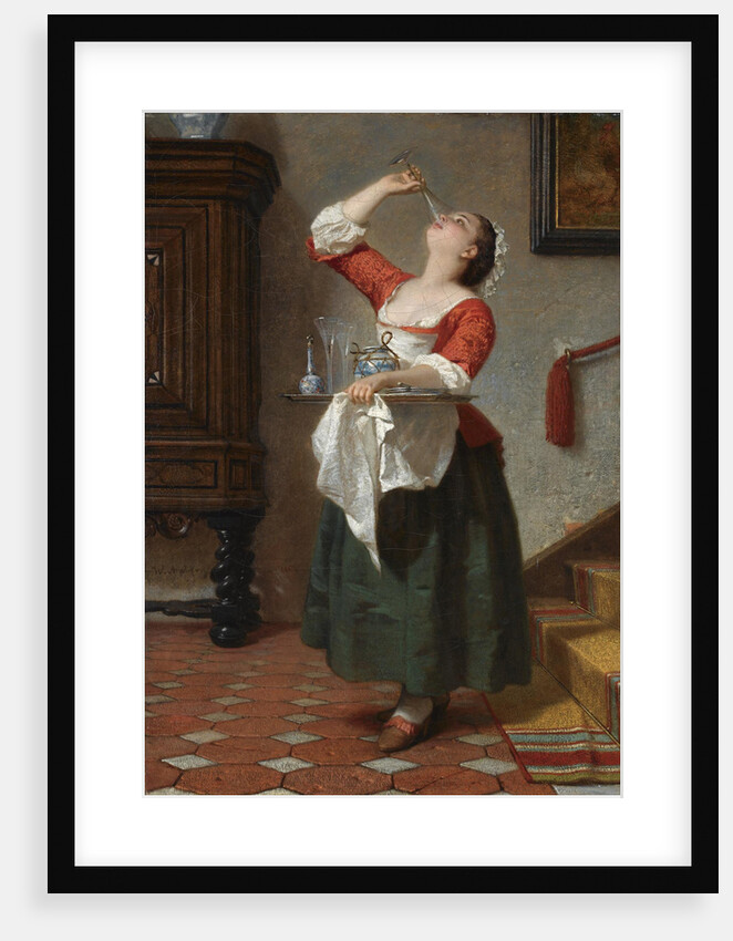 Das Naschkaetzchen, 1862 by Wilhelm August Amberg