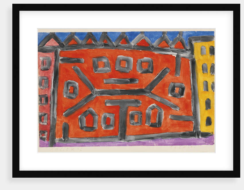 Paläste (Palaces), 1940 by Paul Klee