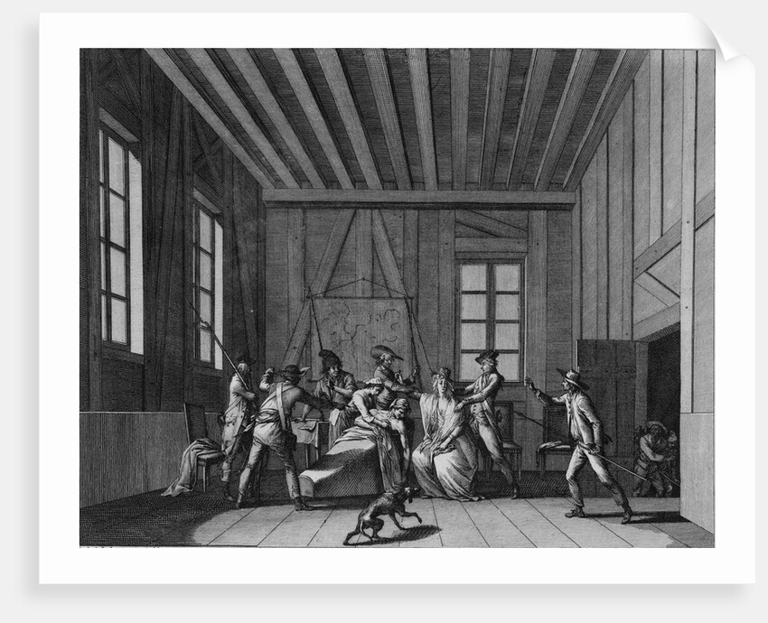 The Assassination of Jean-Paul Marat, c. 1795 by Pierre Gabriel Berthault