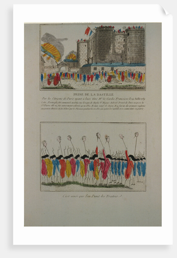 The demolition of the Bastille, July 14, 1789, 1789 by Anonymous