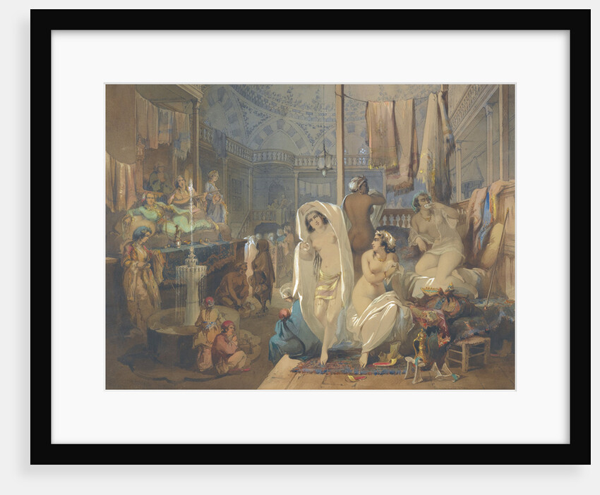 In the Hammam, 1854 by Amedeo Preziosi