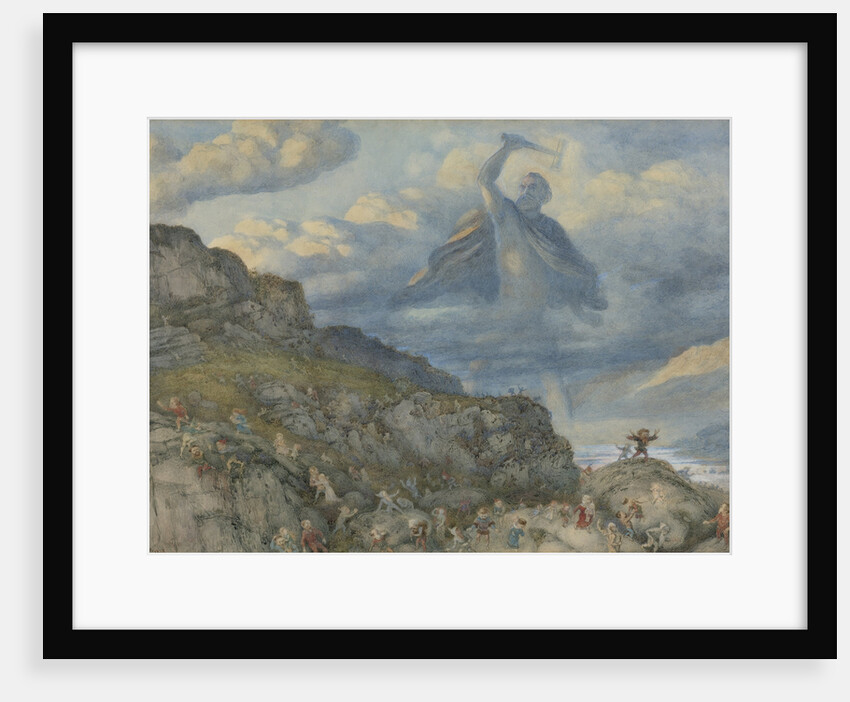 Thor and the Dwarves, 1878 by Richard Doyle