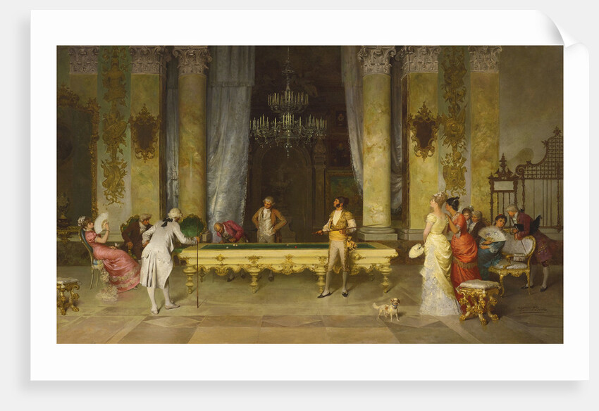 Game of Billiards by Francesco Beda