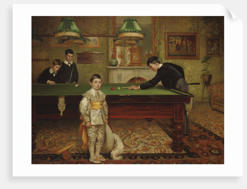 Billiard Room, 1902 by Albert William Holden