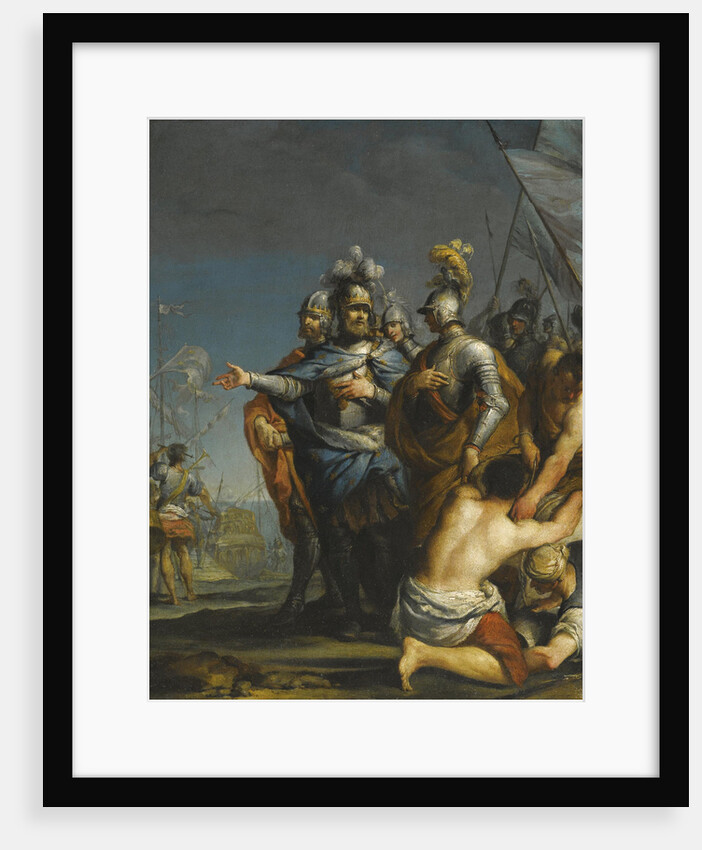 Saint Louis Departing For The Crusade by Antonio Gionima