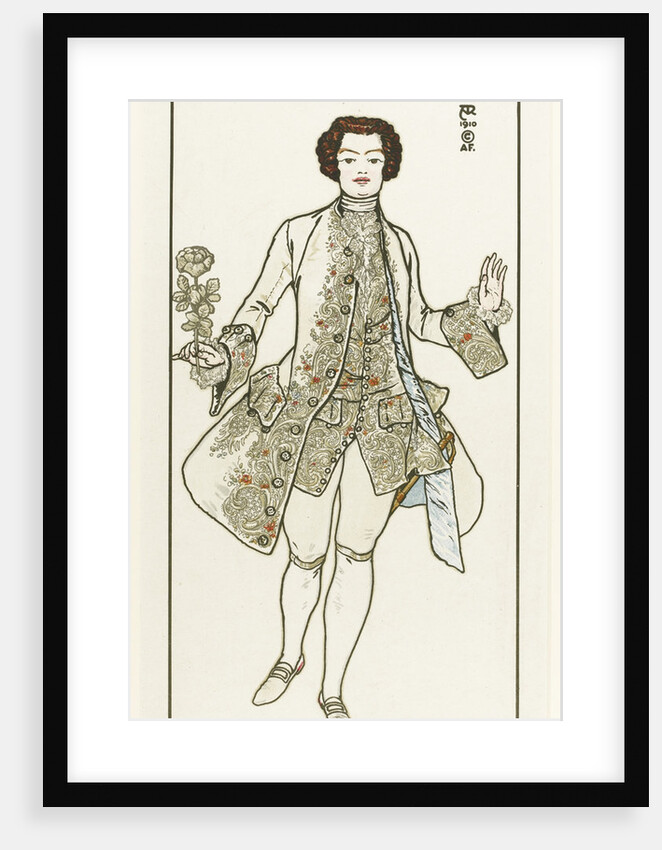 Costume Design for the opera Der Rosenkavalier (The Knight of the Rose) by Richard Strauss, 1910 by Alfred Roller
