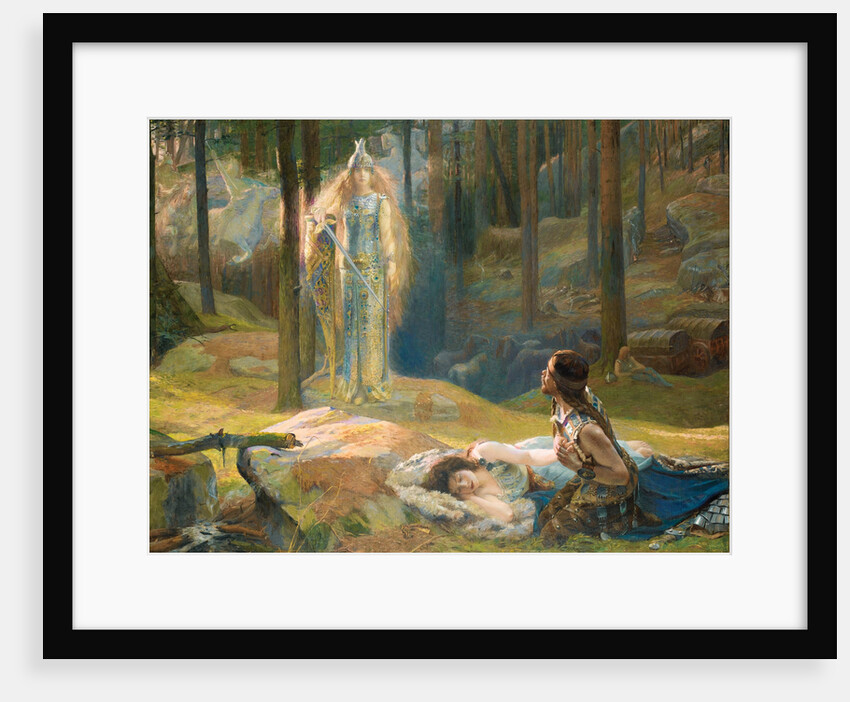 The Revelation. Brunhilde Seeing Siegmund And Sieglinde, 1893 by Gaston Bussière