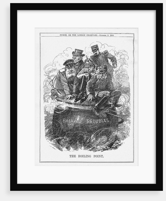 The Boiling Point. Punch Magazine, October 2, 1912, 1912 by Leonard Raven-Hill