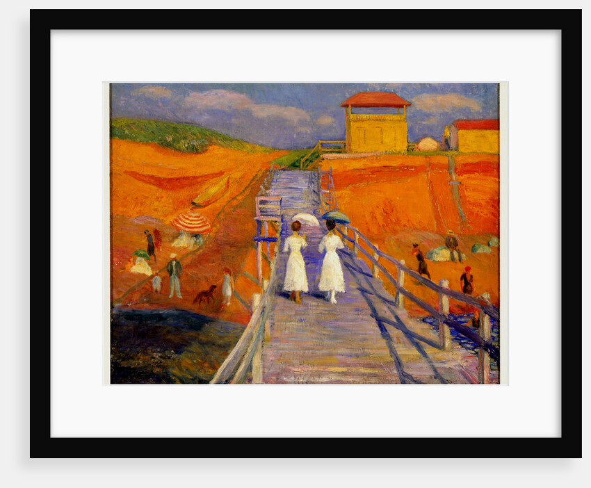 Cape Cod Pier, 1908 by William James Glackens
